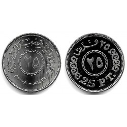 (991) Egipto. 2008. 25 Piastres (SC)