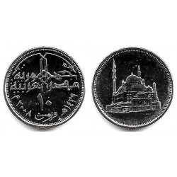 (990) Egipto. 2008. 10 Piastres (SC)