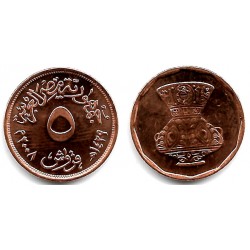 (941a) Egipto. 2008. 5 Piastres (SC)
