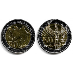 (44) Azerbaiyán. 2006. 50 Qapik (SC)