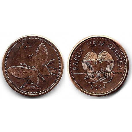 (1) Papúa Nueva Guinea. 2004. 1 Toea (SC)
