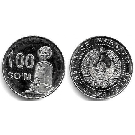 Uzbekistán. 2018. 100 Som (SC)