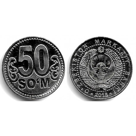 Uzbekistán. 2018. 50 Som (SC)