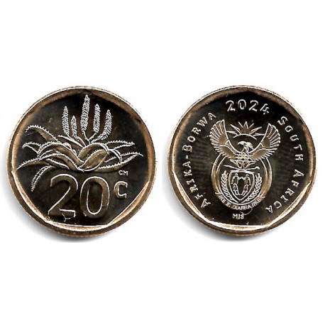 Sudáfrica. 2024. 20 Cents (SC)