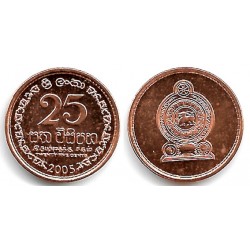 Sri Lanka. 2005. 25 Cents (SC)