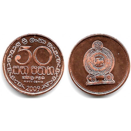 Sri Lanka. 2009. 50 Cents (SC)