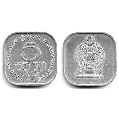 (139a) Sri Lanka. 1978. 5 Cents (SC)