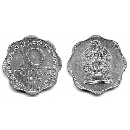 (140a) Sri Lanka. 1978. 10 Cents (SC)