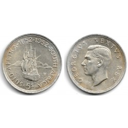 (41) Sudáfrica. 1952. 5 Shillings (EBC) (Plata)
