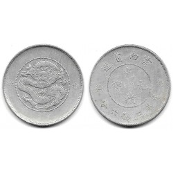 (Y257) China (Yunnan). 1911-15. 50 Cents (BC+) (Plata)