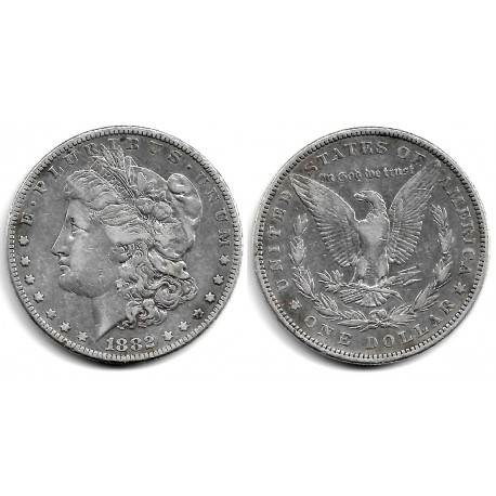 (110) Estados Unidos de América. 1882. 1 Dollar (MBC) (Plata)