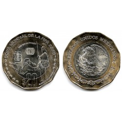 Estados Unidos Mexicanos. 2026. 20 Pesos (SC) Fifa 26, Glorieta de la Minerva
