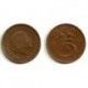 (181) Países Bajos. 1967. 5 Cents (MBC)