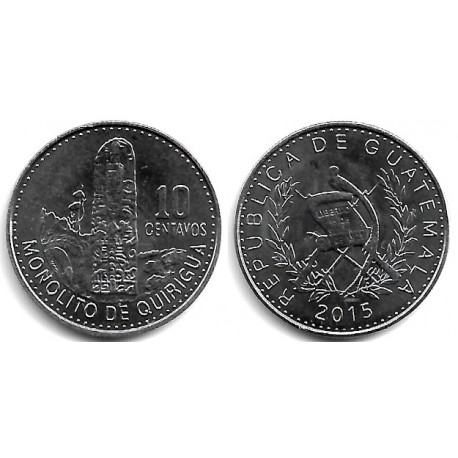 Guatemala. 2015. 10 Centavos (SC)