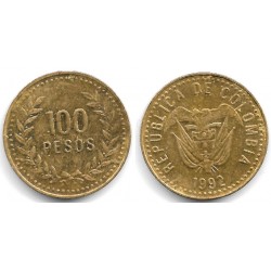 (285.1) Colombia. 1992. 100 Pesos (MBC-)