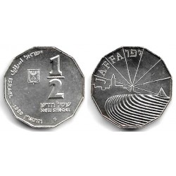 (202) Israel. 1989. ½ New Sheqel (SC) (Plata)