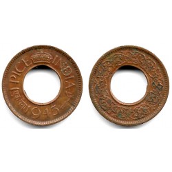 (533) India Británica. 1945. 1 Pice (MBC+)