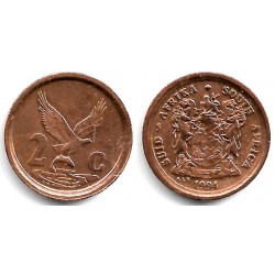 (133) Sudáfrica. 1994. 2 Cents (MBC+)