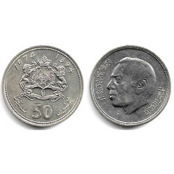 (Y62) Marruecos. 1974. 50 Santimat (SC)