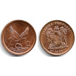 (159) Sudáfrica. 1996. 2 Cents (SC)