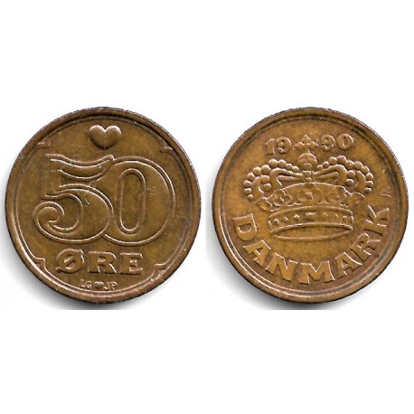 (866.2) Dinamarca. 1990. 50 Ore (MBC)