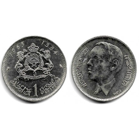 (Y56) Marruecos. 1965. 1 Dirham (EBC+)