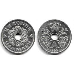 (874.1) Dinamarca. 1995. 2 Kroner (EBC+)