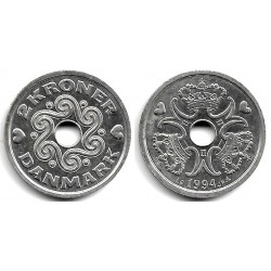 (874.1) Dinamarca. 1994. 2 Kroner (EBC+)