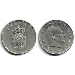 (851.1) Dinamarca. 1965. 1 Krone (MBC)