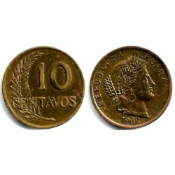 (224.2) Perú. 1962. 10 Centavos (EBC)