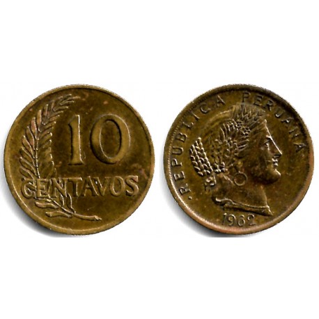 (224.2) Perú. 1962. 10 Centavos (EBC)