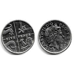 (1109d) Gran Bretaña. 2014. 5 Pence (EBC)