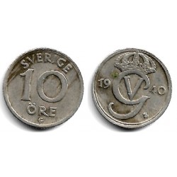 (795) Suecia. 1940. 10 Ore (MBC-)