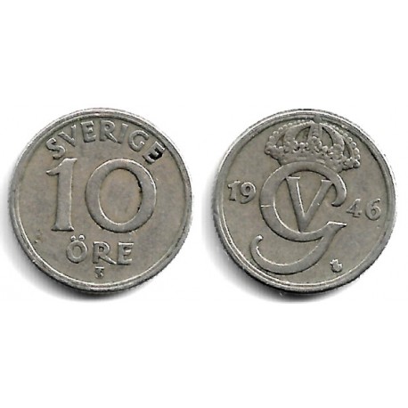 (795) Suecia. 1946. 10 Ore (MBC-)