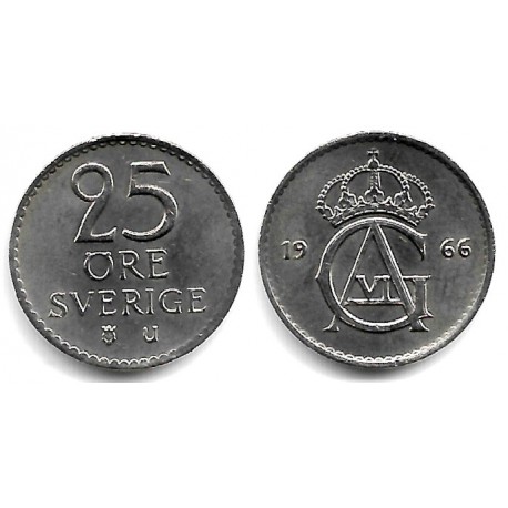 (836) Suecia. 1966. 25 Ore (EBC)