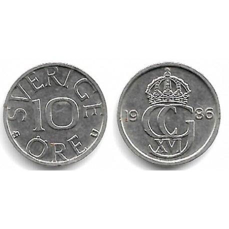 (850) Suecia. 1986. 10 Ore (MBC+)