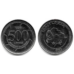 (39) Líbano. 1996. 500 Livres (SC)