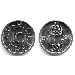 (850) Suecia. 1990. 10 Ore (EBC+)