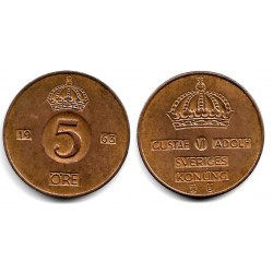 (822) Suecia. 1963. 5 Ore (MBC)