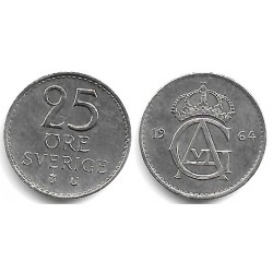 (836) Suecia. 1964. 25 Ore (MBC+)