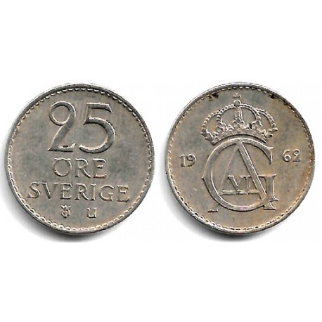 (836) Suecia. 1962. 25 Ore (MBC)