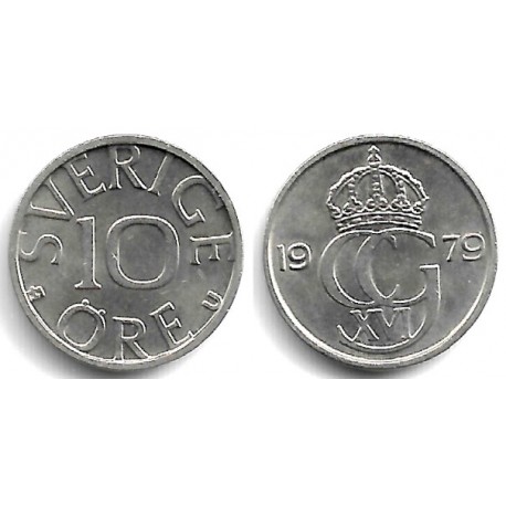 (850) Suecia. 1979. 10 Ore (EBC+)