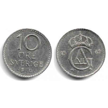 (835) Suecia. 1967. 10 Ore (MBC)