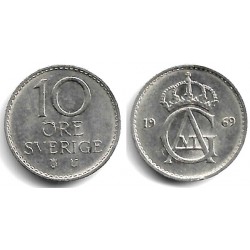(835) Suecia. 1969. 10 Ore (MBC)