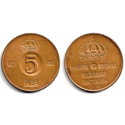 (822) Suecia. 1969. 5 Ore (MBC)