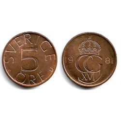 (849a) Suecia. 1981. 5 Ore (EBC)