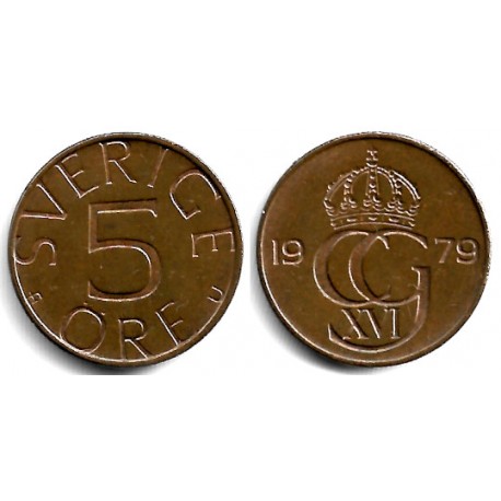 (849) Suecia. 1979. 5 Ore (MBC)