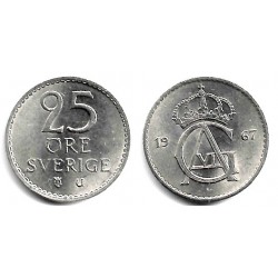 (836) Suecia. 1967. 25 Ore (EBC)