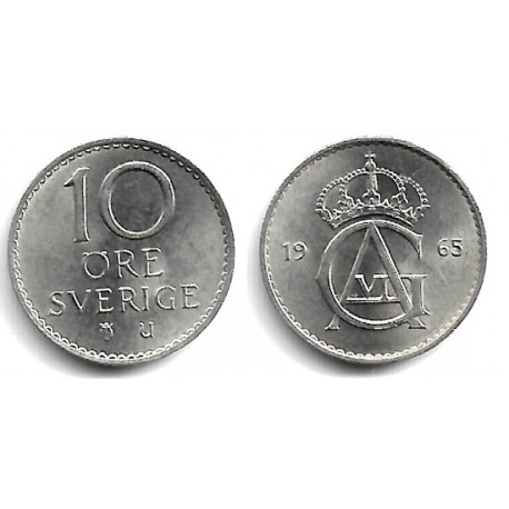 (835) Suecia. 1965. 10 Ore (EBC+)