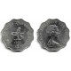 (37) Hong Kong. 1975. 2 Dollars (EBC)